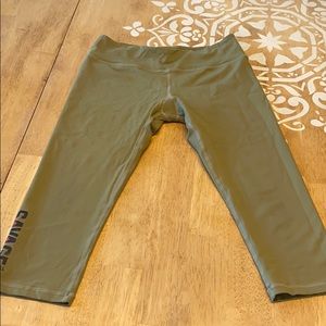 Savage barbell olive leggings